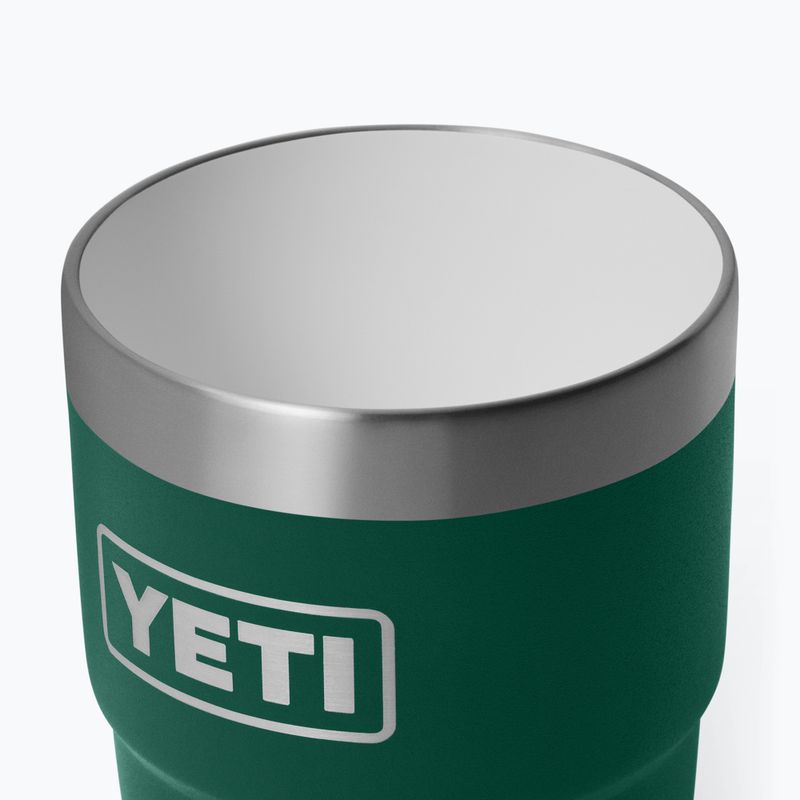 Termosas YETI Rambler Stackable 237 ml black forest green 6