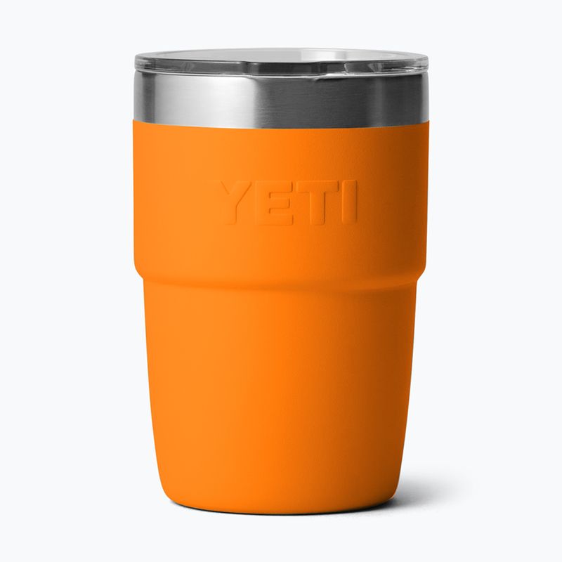 Termosas YETI Rambler Stackable 237 ml king crab orange 2