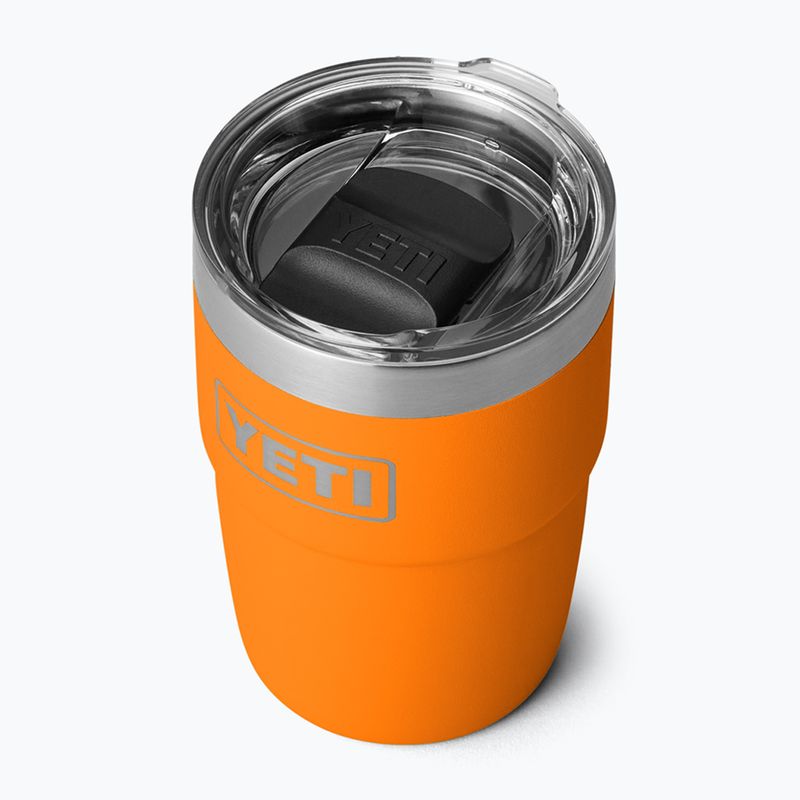 Termosas YETI Rambler Stackable 237 ml king crab orange 3