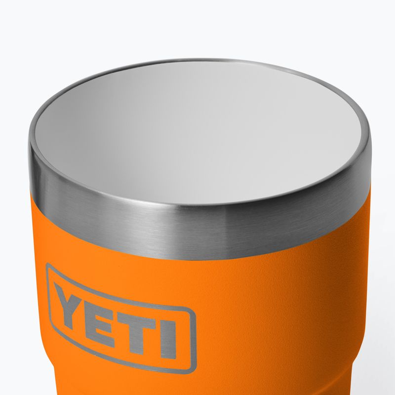 Termosas YETI Rambler Stackable 237 ml king crab orange 5