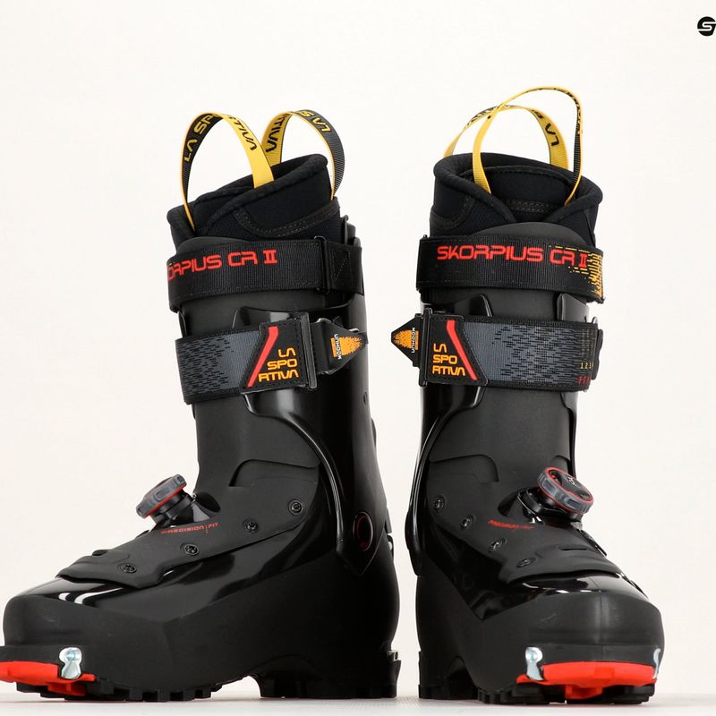 Ski touring batai La Sportiva Skorpius CR II black/yellow 15