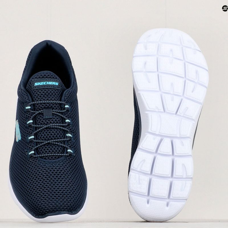 Moteriški treniruočių bateliai SKECHERS Summits navy/light blue 13