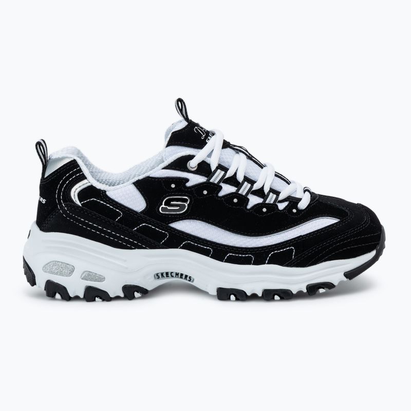 Moteriški batai SKECHERS D'Lites Biggest Fan black/white/silver 2