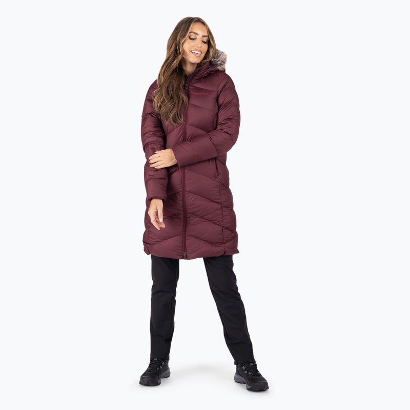 Marmot moteriška pūkinė striukė Montreaux Coat maroon 78090 2