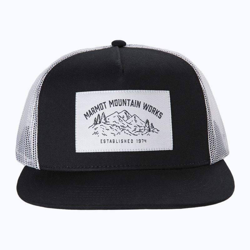 Marmot Trucker vyriška beisbolo kepuraitė juoda ir balta 174301007ONE 3