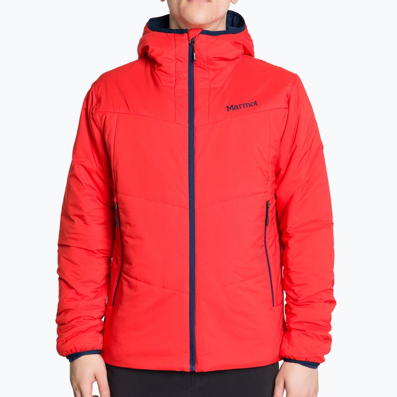 Marmot Novus 2.0 Hoody vyriška hibridinė striukė raudona 11380-6702