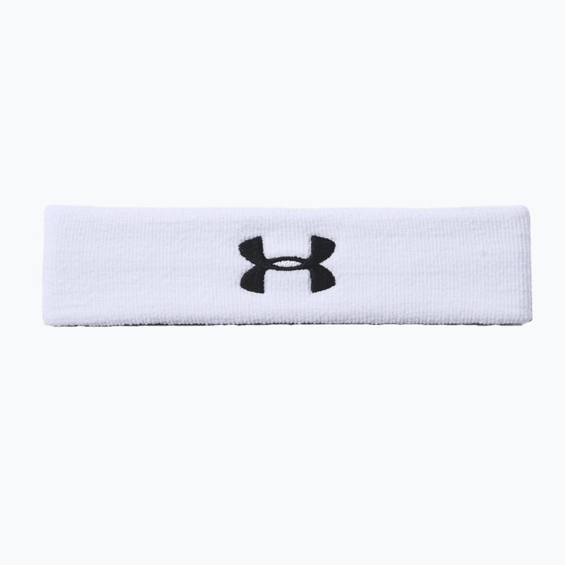 Vyriška Under Armour Performance galvos juosta 100 balta ir juoda 1276990