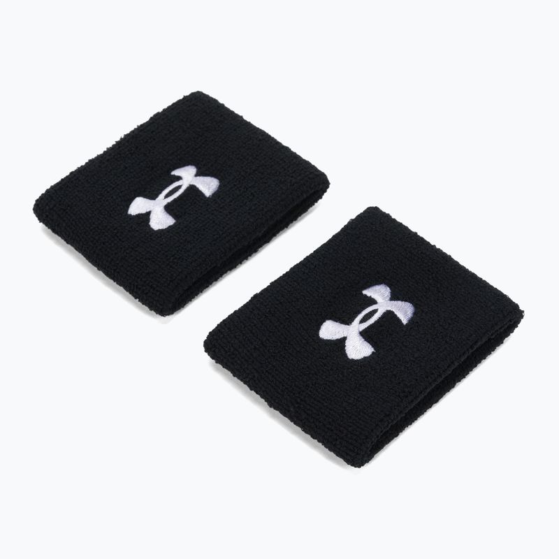 Vyriškos apyrankės Under Armour Performance Wristbands black UAR-1276991001