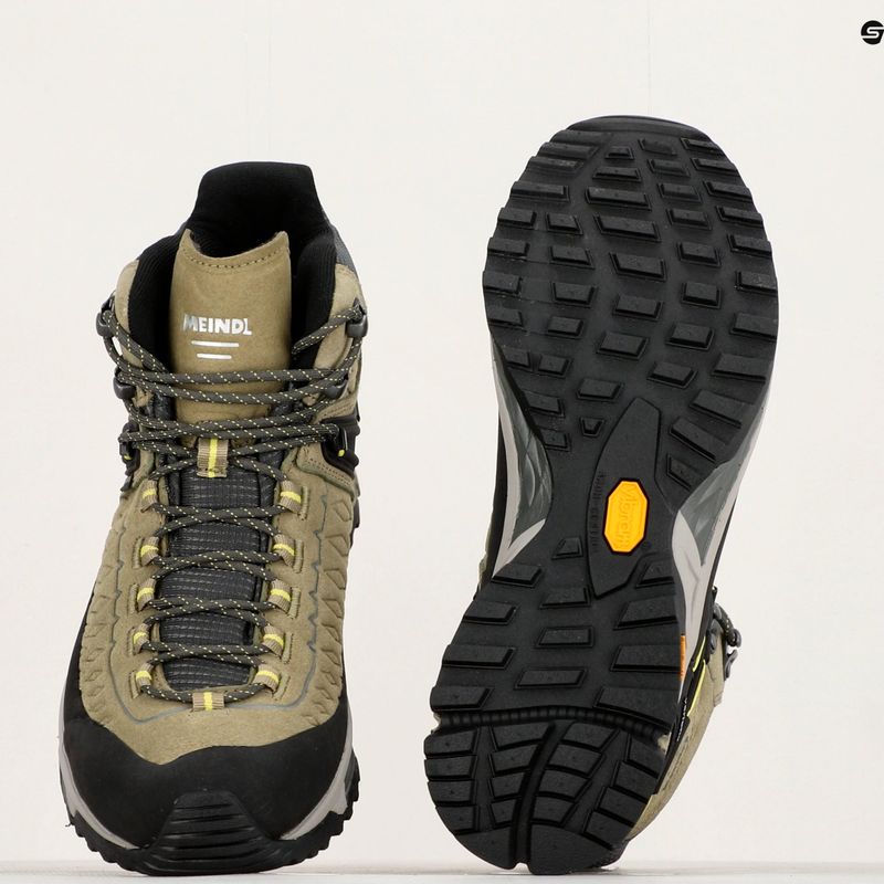 Vyriški trekingo batai Meindl Top Trail Mid GTX nature/yellow 9