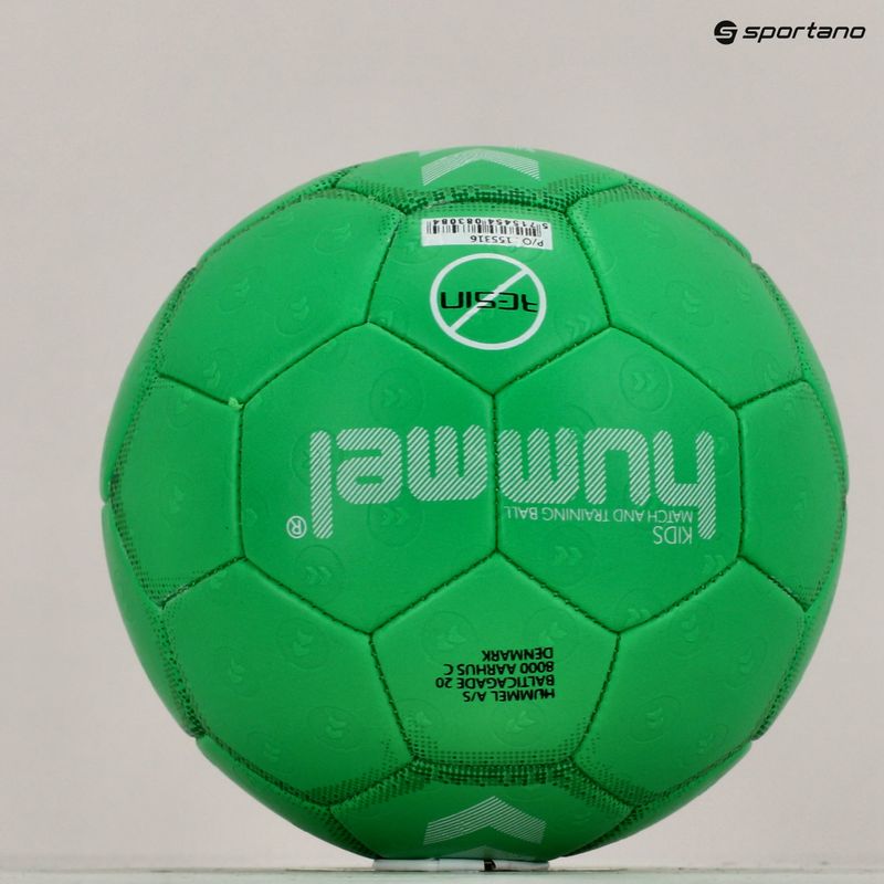 Hummel Kids HB rankinio kamuolys žalias/baltas dydis 00 5