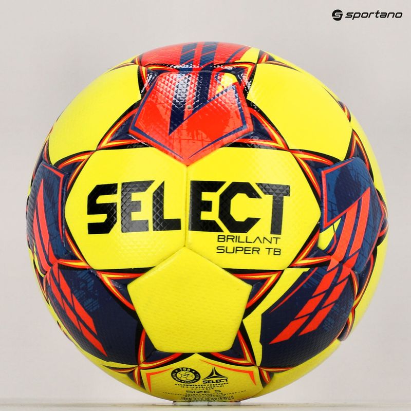 SELECT Brillant Super TB FIFA v23 yellow/red 100025 5 dydžio futbolo kamuolys 5