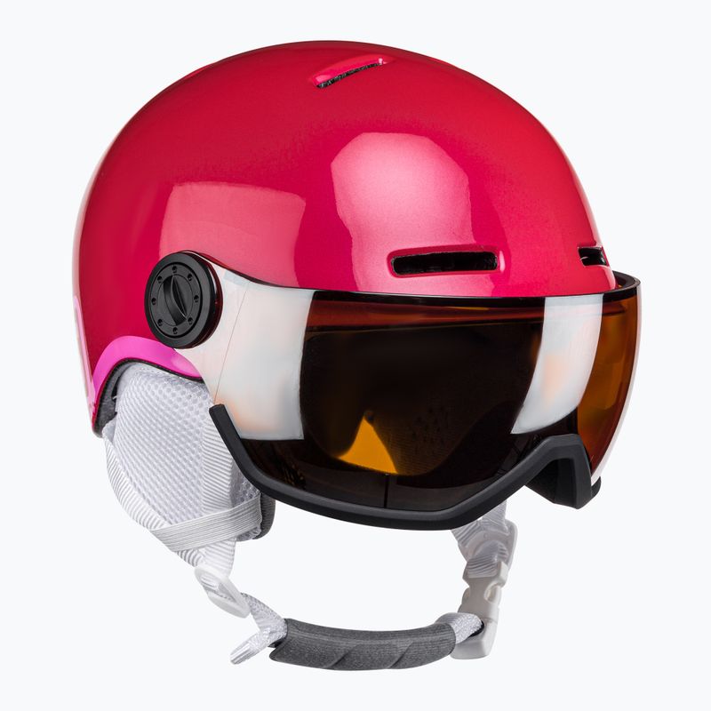 Salomon Grom Visor S2 vaikiškas slidinėjimo šalmas rožinės spalvos L39916200
