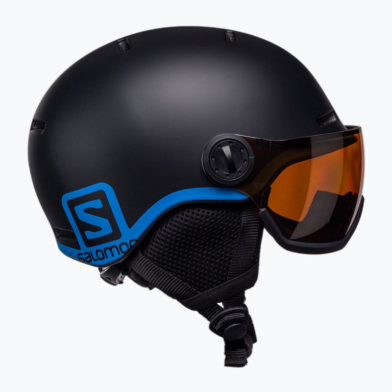 Salomon Grom Visor S2 vaikiškas slidinėjimo šalmas juodas L39916300 4