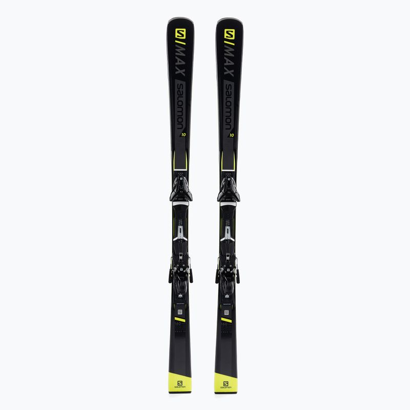 Salomon S/MAX 10 + E Z12 GW kalnų slidės juodos spalvos L40523500160