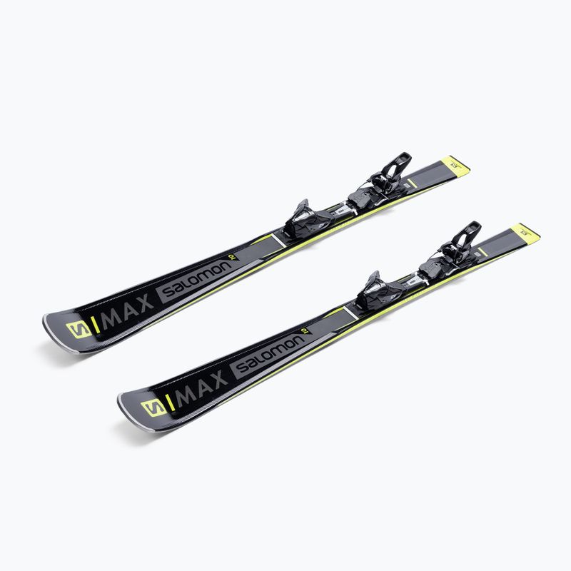 Salomon S/MAX 10 + E Z12 GW kalnų slidės juodos spalvos L40523500160 4