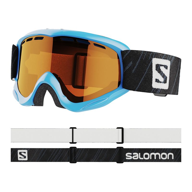 Salomon Juke Access blue/standartinis tonic orange vaikiški slidinėjimo akiniai L40848200 6