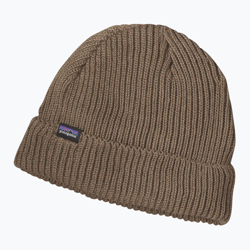 Žieminė kepurė Patagonia Fishermans Rolled Beanie ash tan