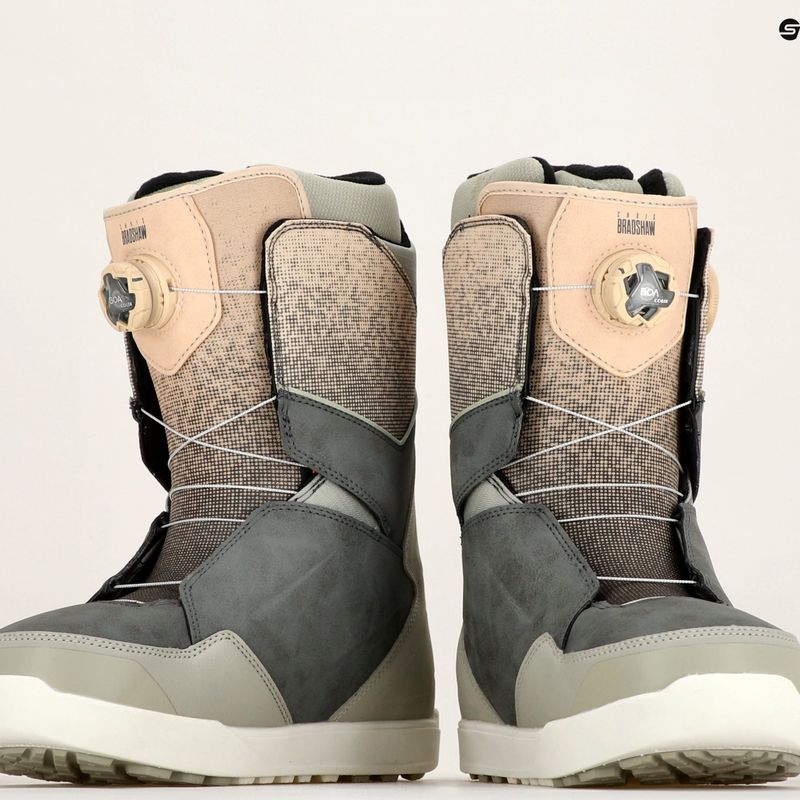 Vyriški snieglenčių batai ThirtyTwo Lashed Double Boa Bradshaw '23 grey/tan 7
