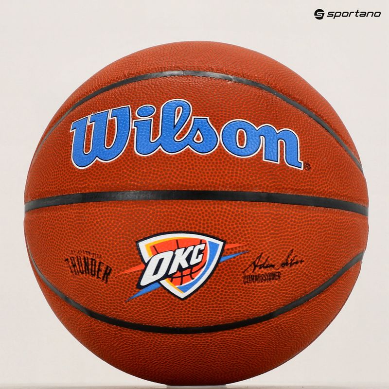 Wilson NBA Team Alliance Oklahoma City Thunder krepšinio WTB3100XBOKC dydis 7 6