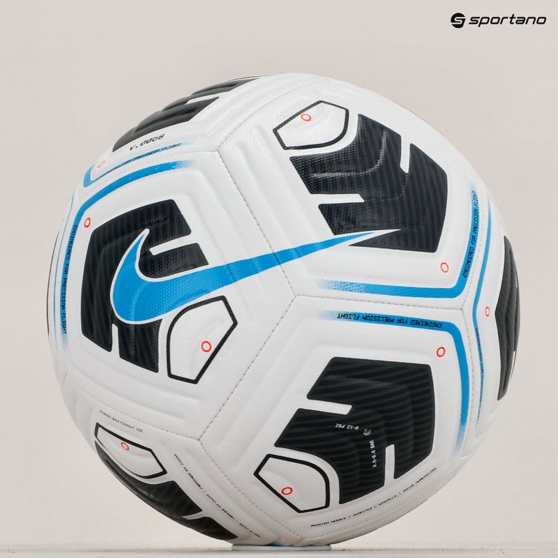 Nike Academy Team white/black/lt blue fury futbolo kamuolys 3 dydžio 5