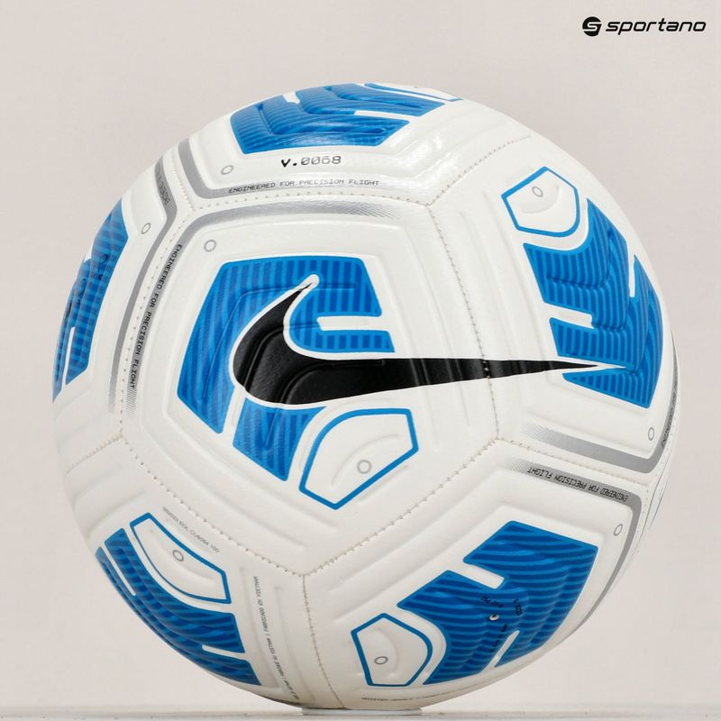 Futbolo kamuolys Nike Strike Team white/blue/black dydis 5 5