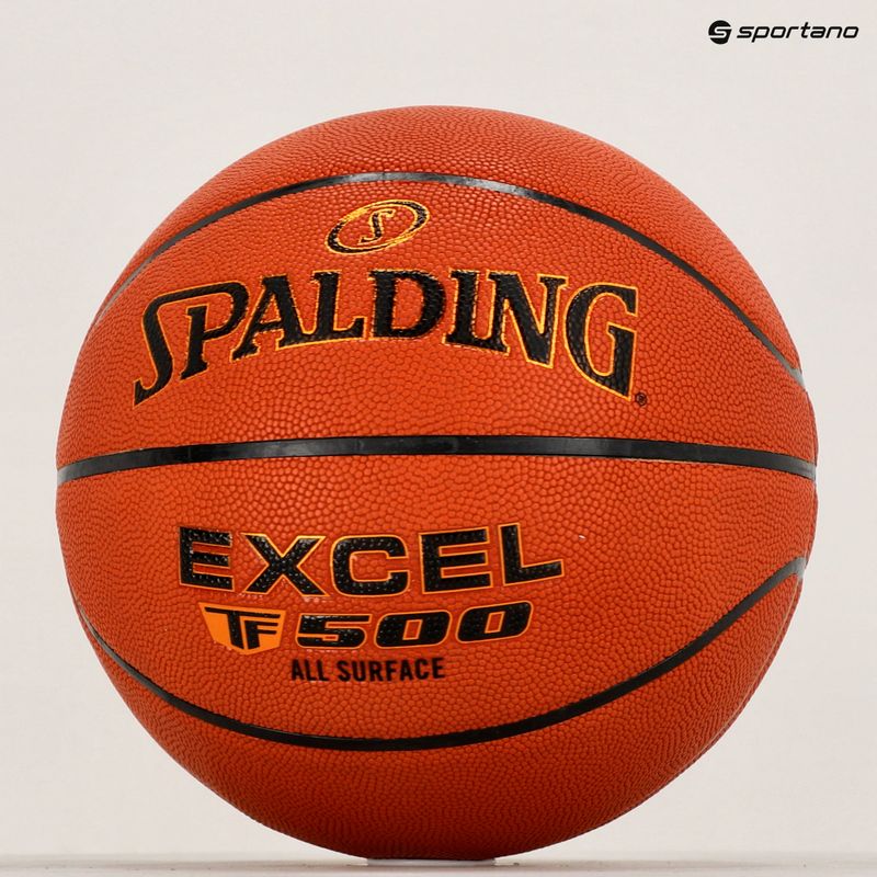 Spalding TF-500 Excel krepšinio kamuolys 76799Z 5