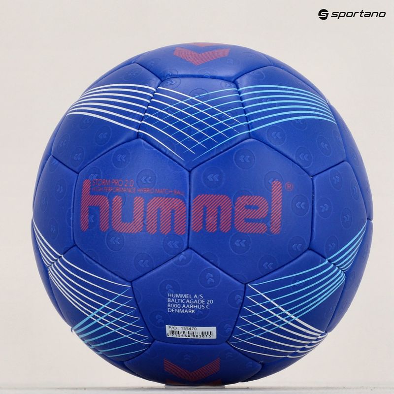 Hummel Storm Pro 2.0 HB blue/red rankinio dydis 2 5