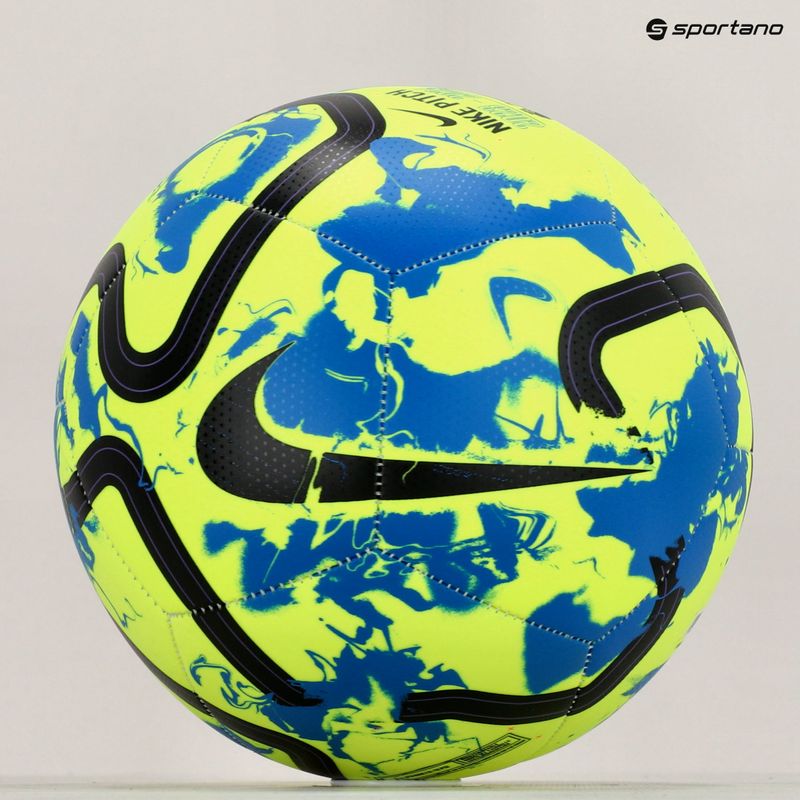 Futbolo kamuolys Nike Premier League Pitch volt/blue nebula/black dydis 5 8