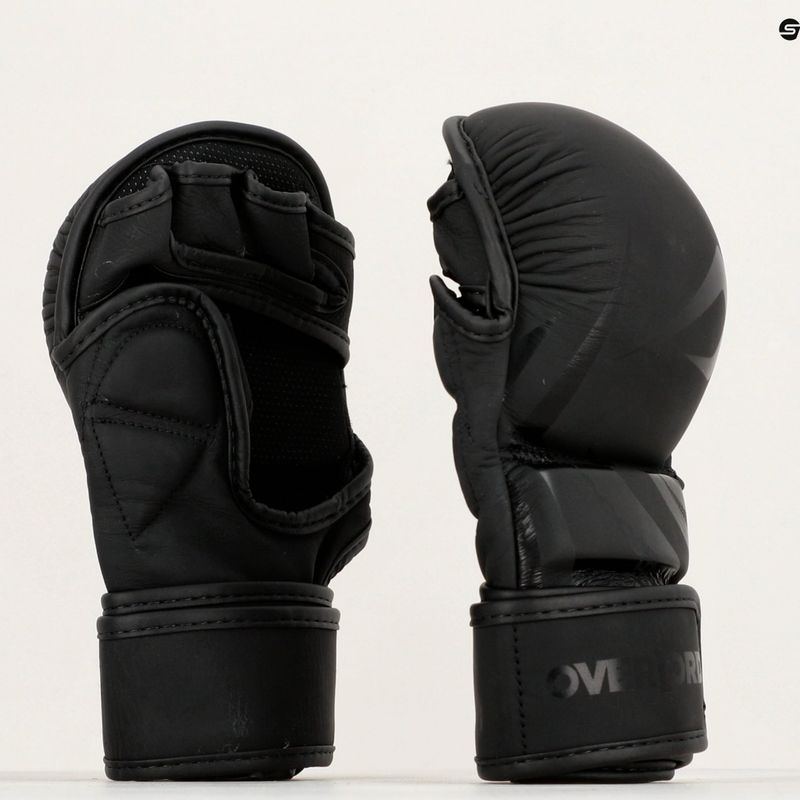 Overlord Sparring MMA graplingo pirštinės juodos 101003-BK/S 8