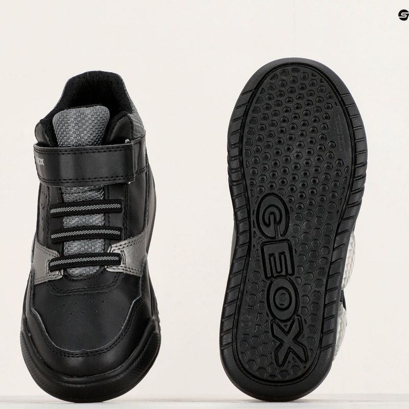 Vaikiški batai Geox Illuminus black/dark grey 9