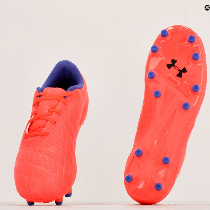 Vaikų futbolo bateliai Under Armour Magnetico Select JR 3.0 FG beta/black/green screen 8