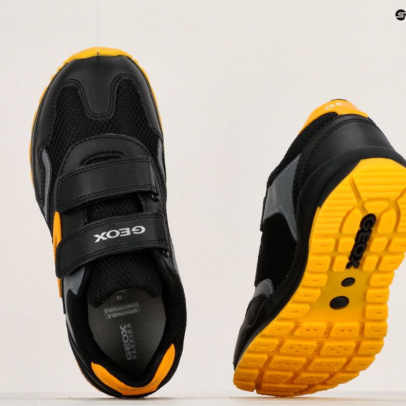 Vaikiški batai Geox Pavel black/gold 15