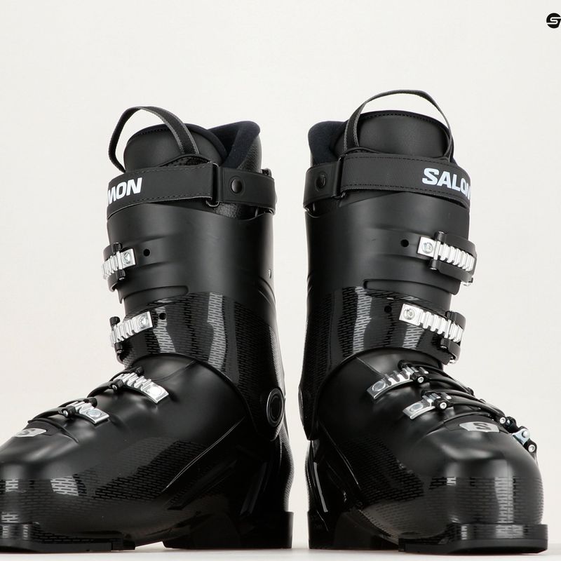 Vyriški slidinėjimo batai Salomon Select Wide Cruise 70 black/beluga/acid green 9