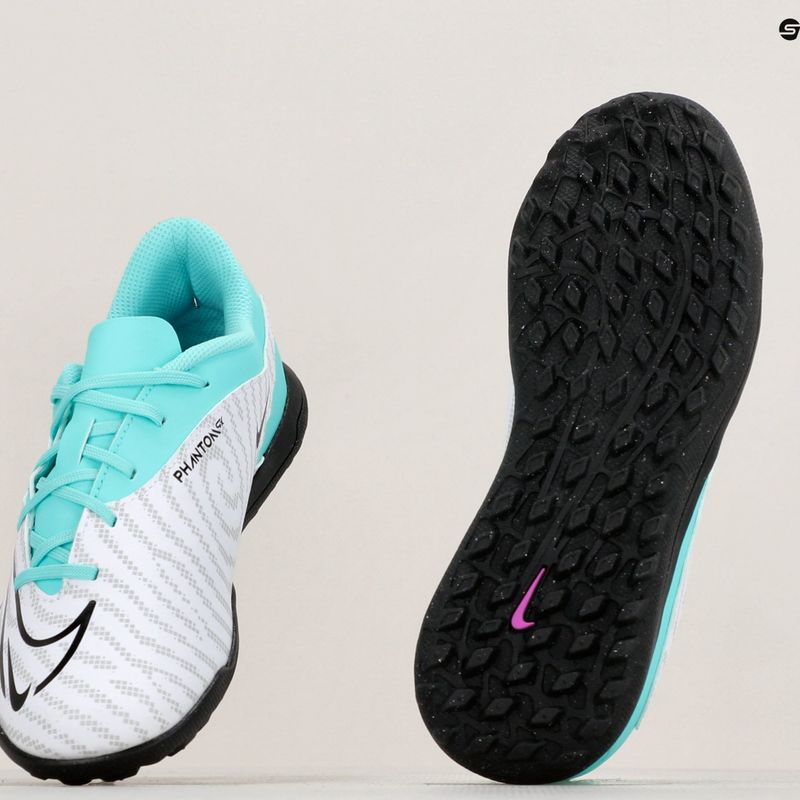 Vaikiški futbolo bateliai Nike JR Phantom GX Club TF hyper turquoise/fuchsia dream/white/black 8