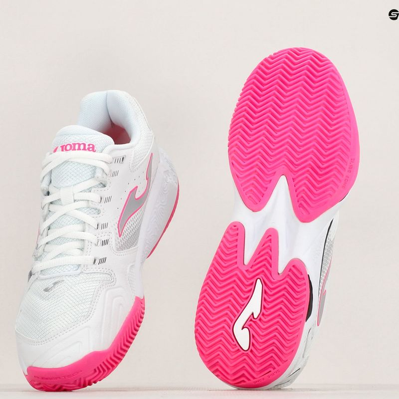 Moteriški teniso bateliai Joma Master 1000 Lady P white/fuchsia 14