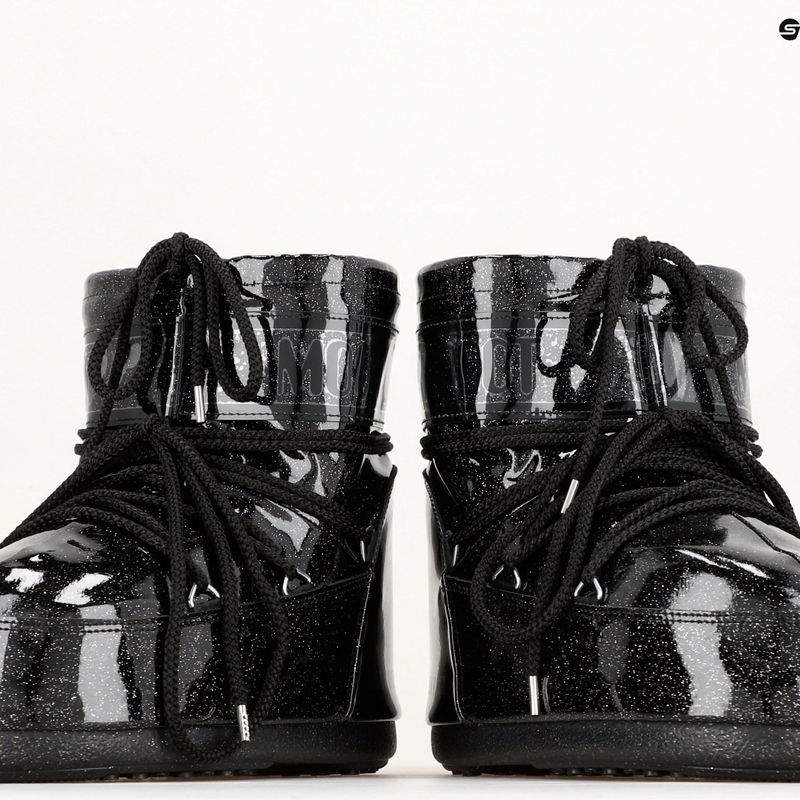 Moteriški sniego batai Moon Boot Icon Low Glitter black 10