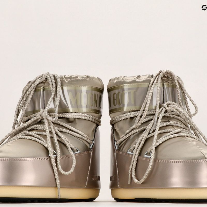 Moteriški sniego batai Moon Boot Icon Low Glance platinum 10