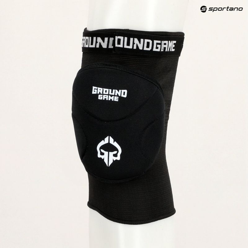 Ground Game BJJ kelio įtvarai juodi BJJKNEEPADS 5