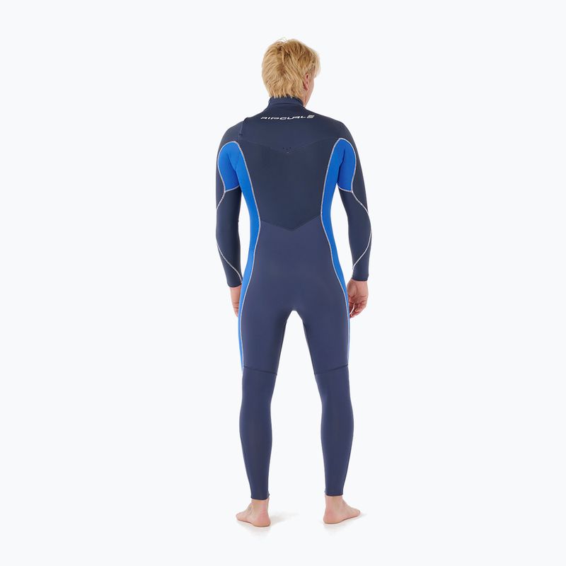 Vyriškas hidrokostiumas Rip Curl Dawn Patrol 3/2mm Chest Zip electric cobalt 2