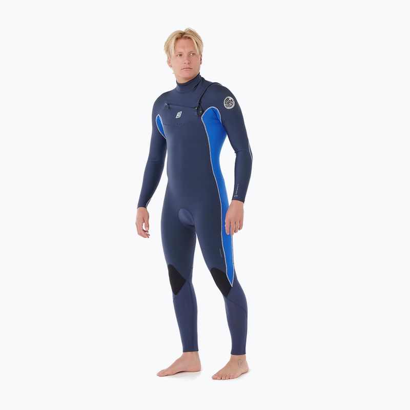 Vyriškas hidrokostiumas Rip Curl Dawn Patrol 3/2mm Chest Zip electric cobalt 3