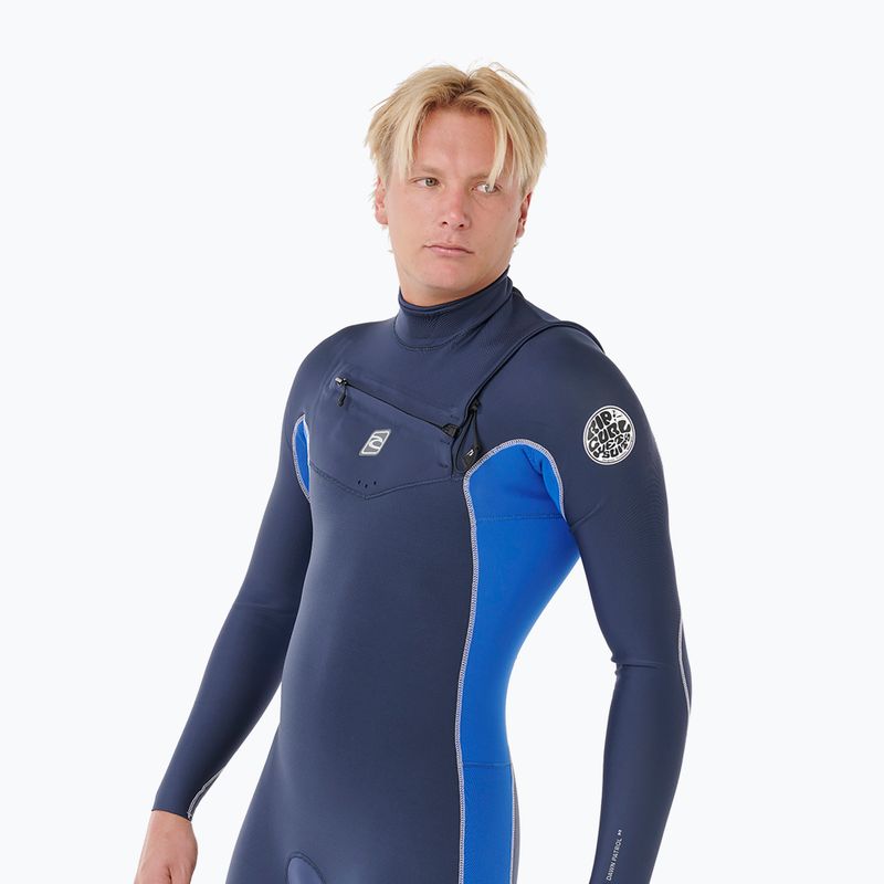 Vyriškas hidrokostiumas Rip Curl Dawn Patrol 3/2mm Chest Zip electric cobalt 4
