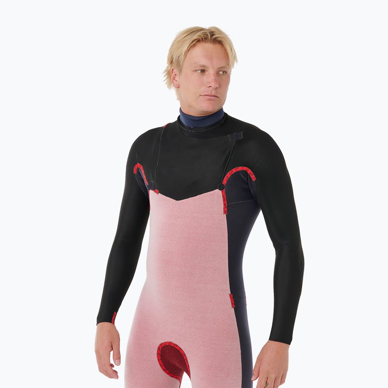 Vyriškas hidrokostiumas Rip Curl Dawn Patrol 3/2mm Chest Zip electric cobalt 8