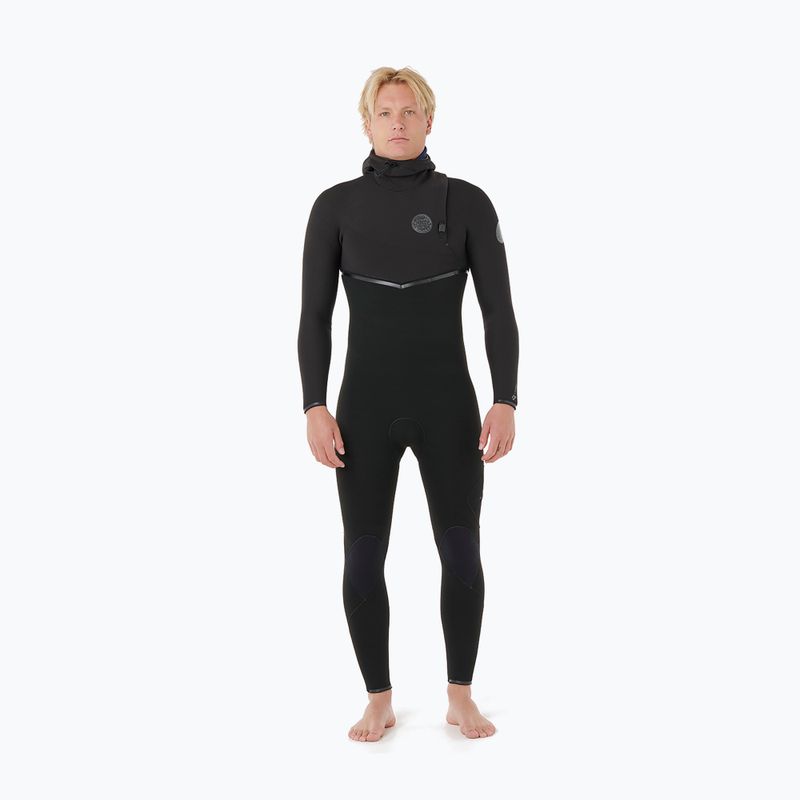 Vyriškas plaukimo kostiumas Rip Curl E-Bomb Zf Hood 5/4 mm black 2