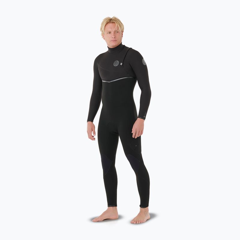 Vyriškas plaukimo hidrokostiumas Rip Curl E-Bomb 4/3 mm Zip Free black 3