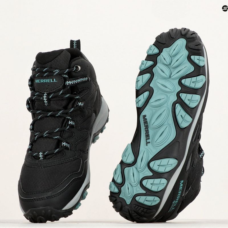 Moteriški turistiniai batai Merrell West Rim Sport Mid GTX black 8