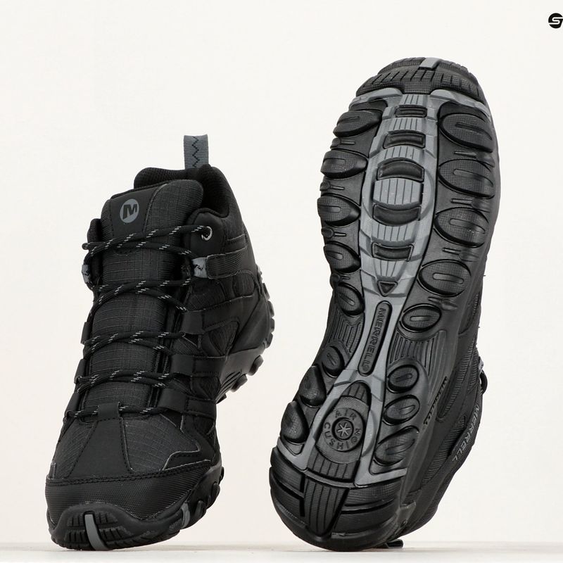 Vyriški žygio batai Merrell Claypool Sport Mid GTX black/rock 8