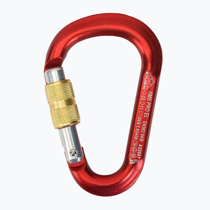 STUBAI Hms Pro Easylock karabinas raudonas 2