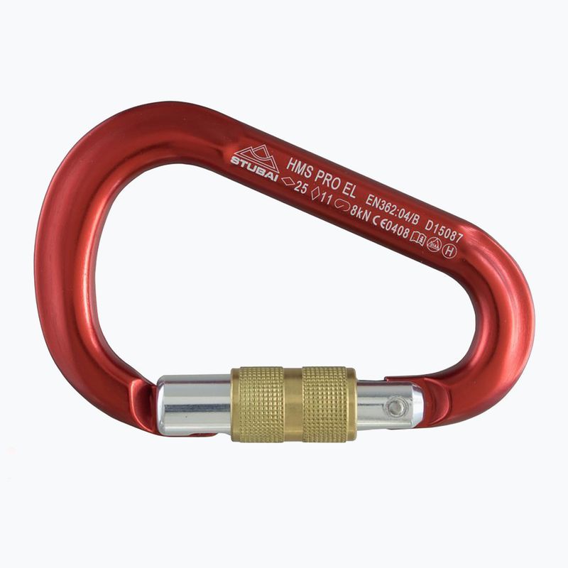 STUBAI Hms Pro Easylock karabinas raudonas 4