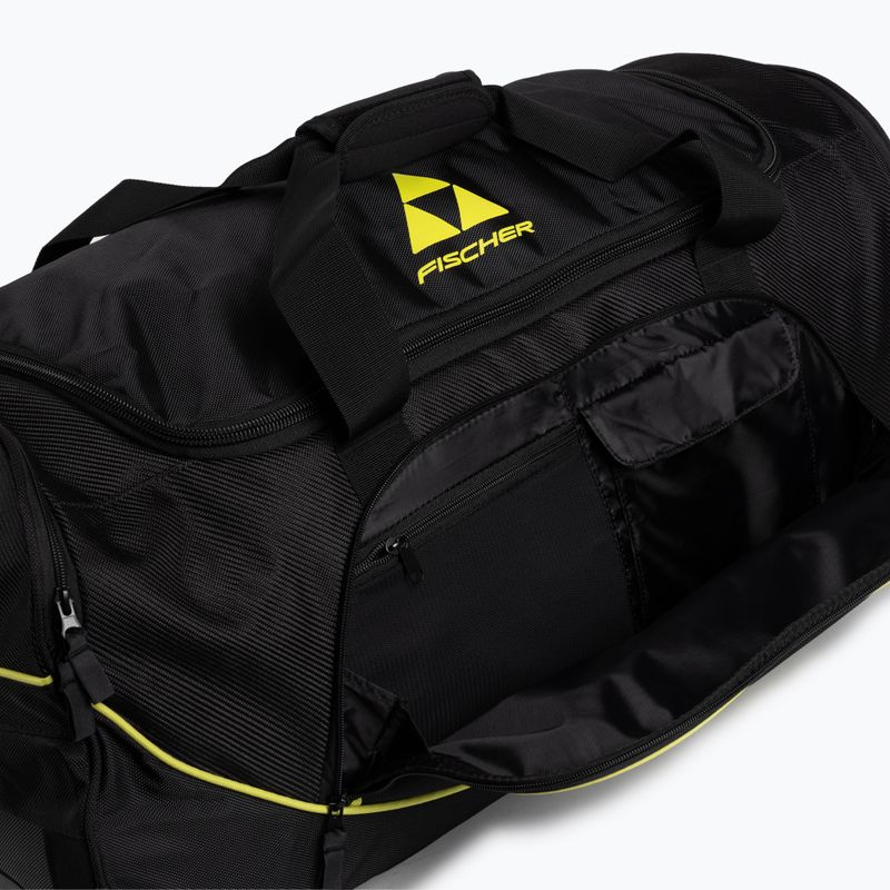 Fischer Team Sportduffel 100 l kelioninis krepšys juoda/geltona 6