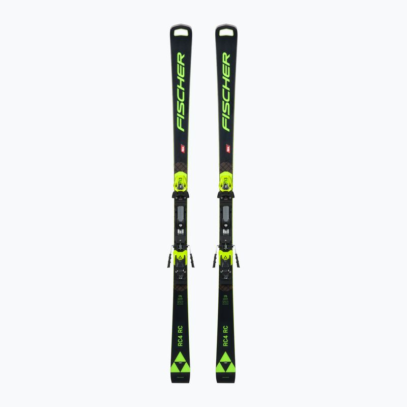 Kalnų slidės Fischer RC4 WC RC PRO M/O + RC4 Z13 FF juoda/geltona